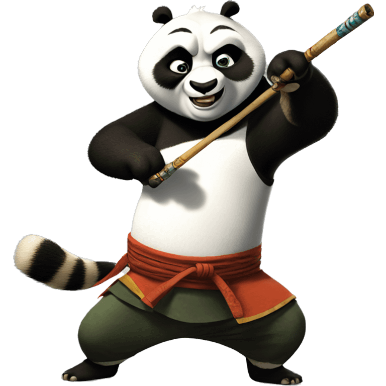 kung fu panda taking a shot  emoji