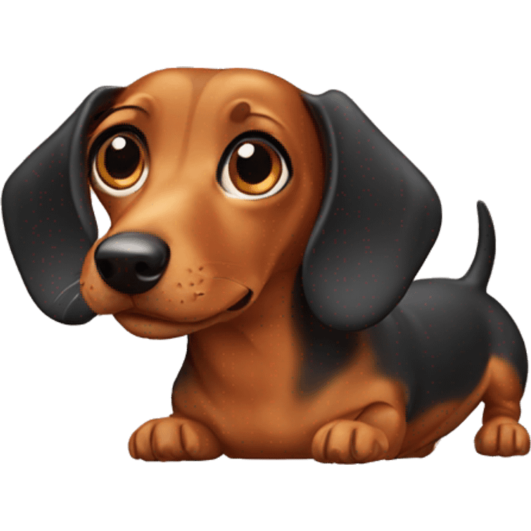 Weiner dog emoji