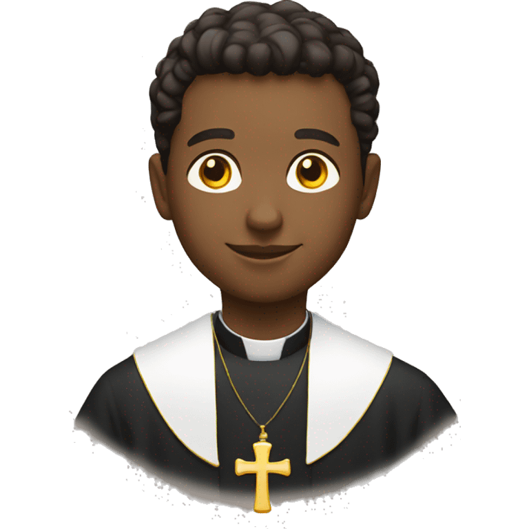 young priest emoji