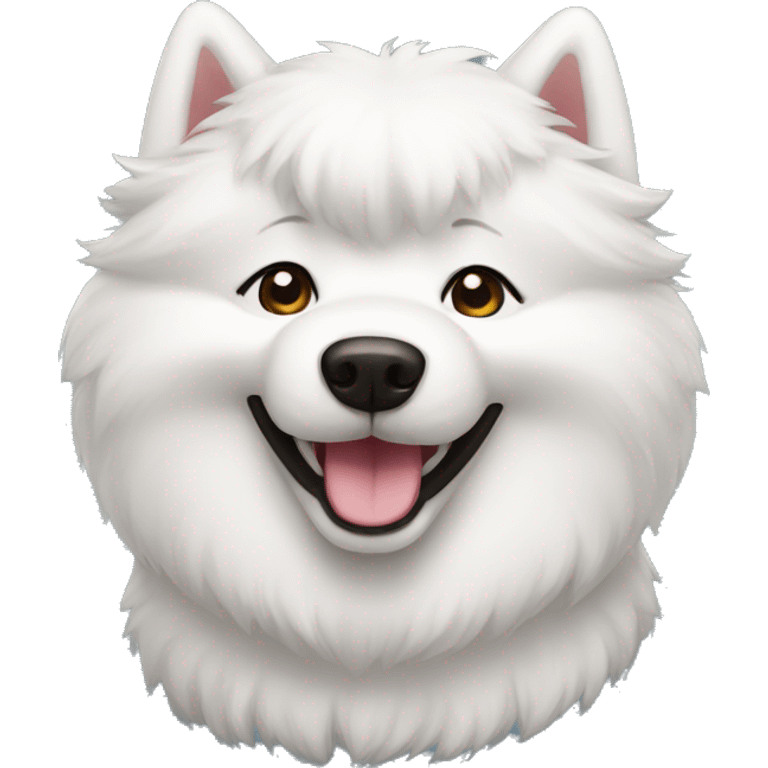 Samoyed happy emoji