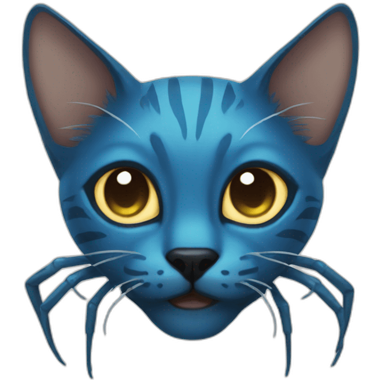 spider-cat-but-blue emoji