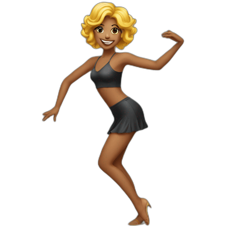 Sexy dancing girl emoji