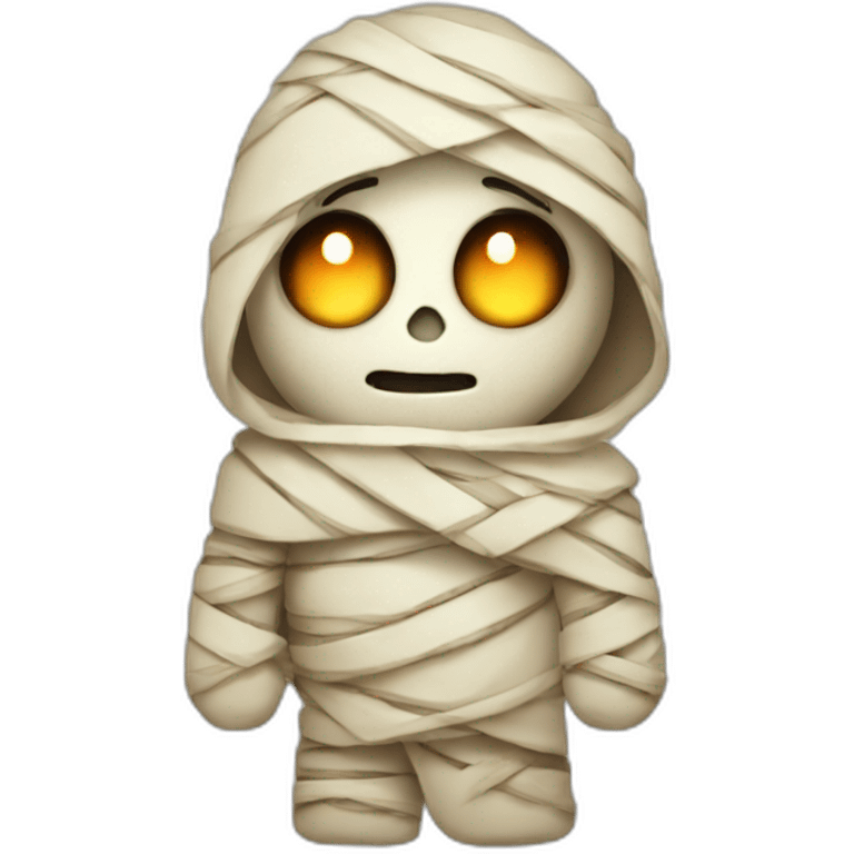 cute halloween mummy emoji