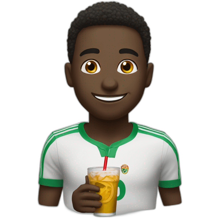 Vinicius avec du coca emoji