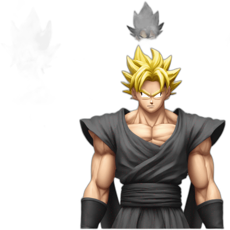 Super sayian goku black emoji