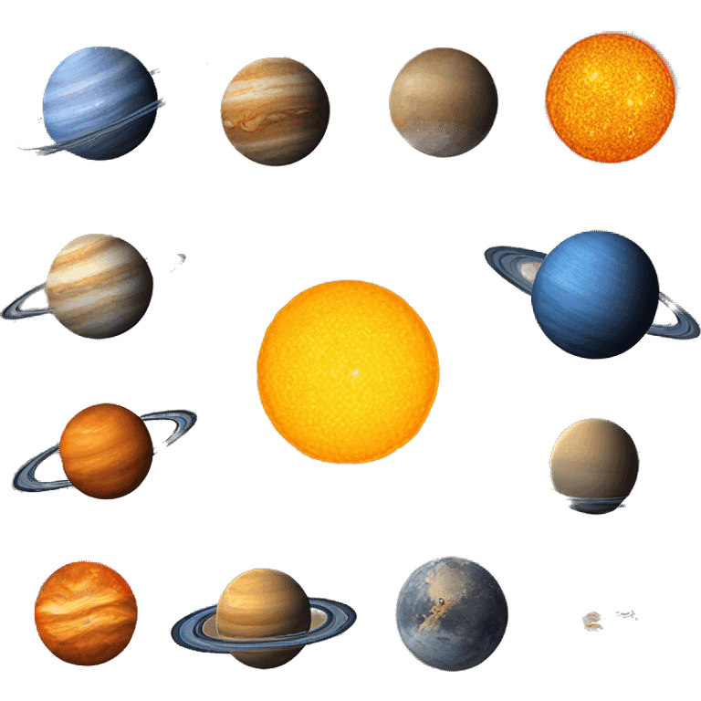 Solar system emoji