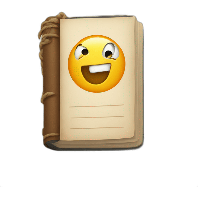 libro diccionario emoji