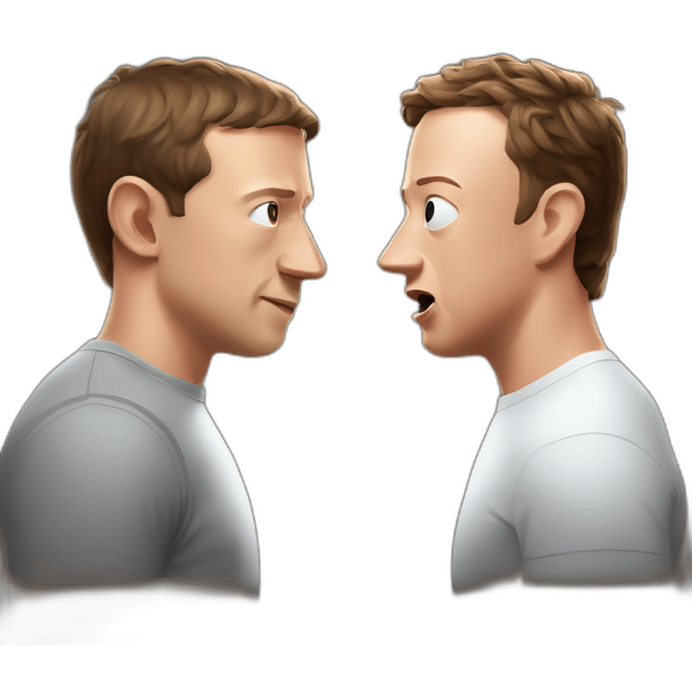 Mark Zuckerberg vs Elon musk fight emoji