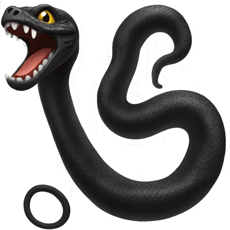 black serpent emoji