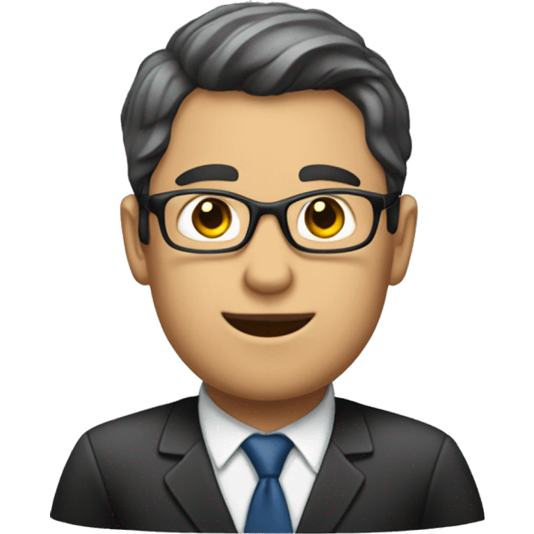 Male secretary at a desk emoji