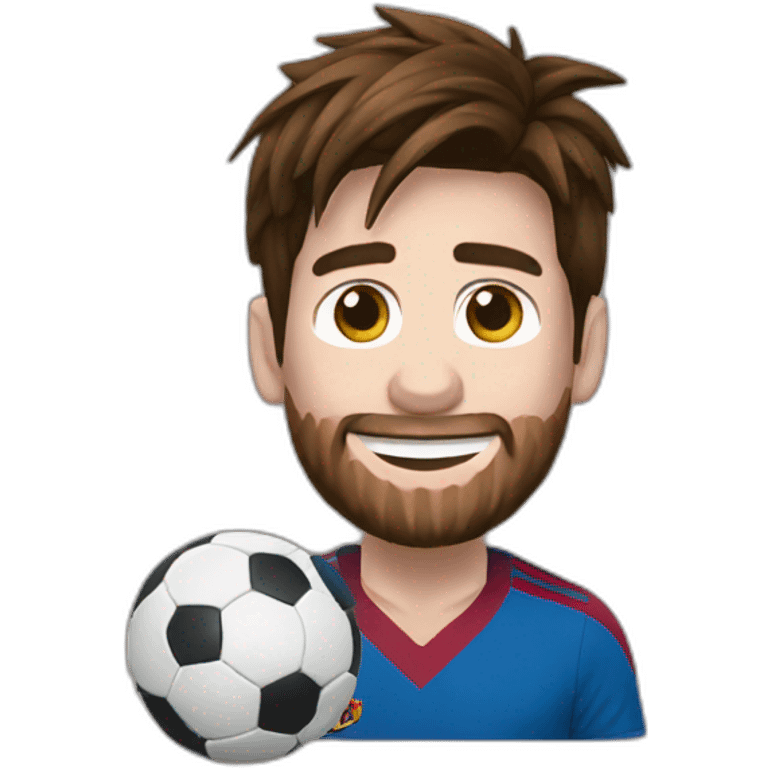 MESSI CON REGALO emoji