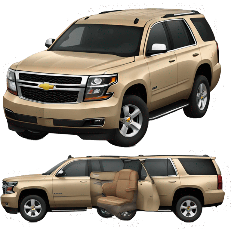 Tan Chevy Tahoe emoji