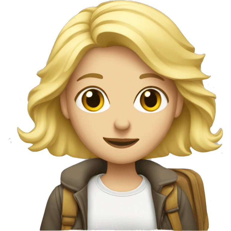 Blonde girl moving to Germany  emoji