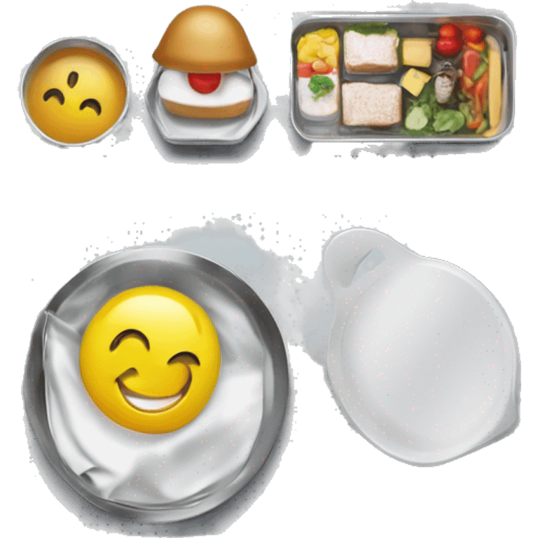 Realistic hotel silver metallic lid covered room service food tray ,with  cart, and trolley isolated.  emoji