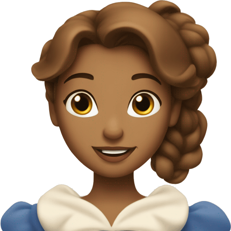 beauty and the beast belle emoji