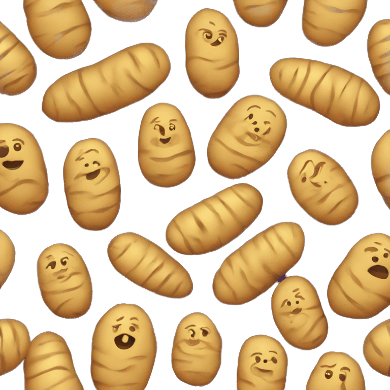 Swirly potatoes  emoji