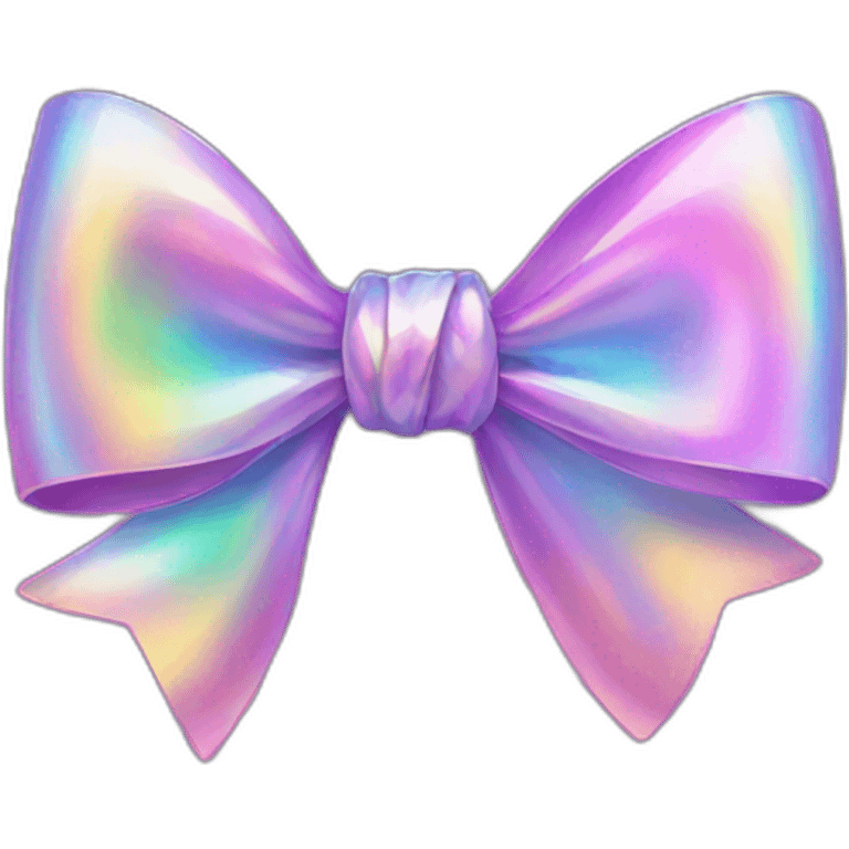 holographic bow emoji