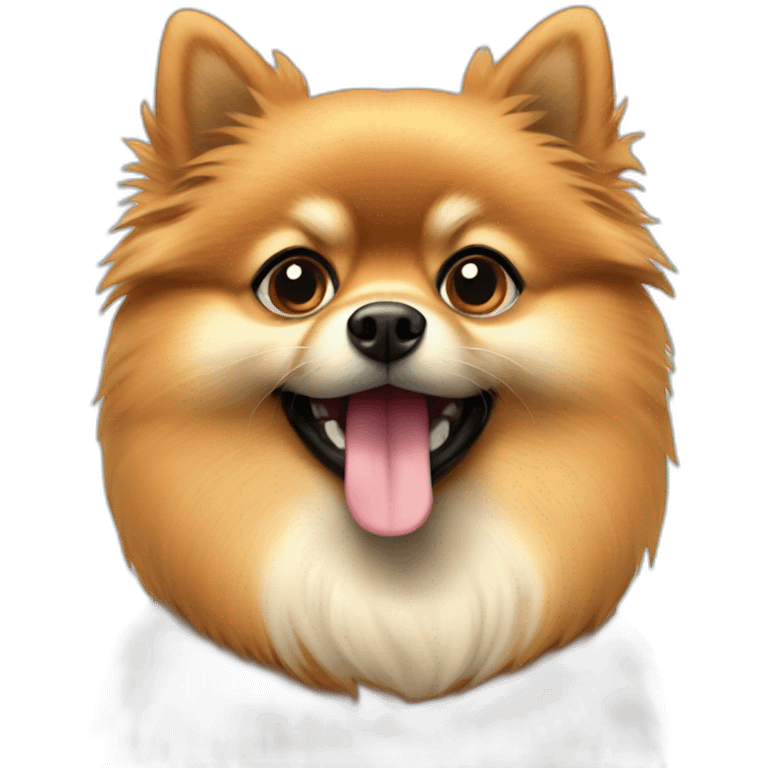 Pomerania cumpleaños emoji