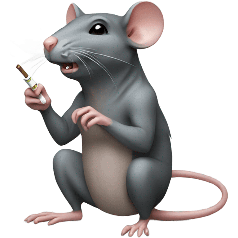 Rat smoking  emoji