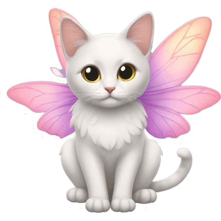 Cats with fairy wings emoji