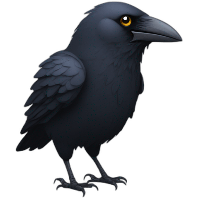 crow with zylinder emoji