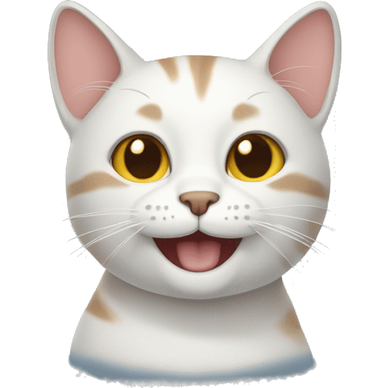 Cat smiling emoji