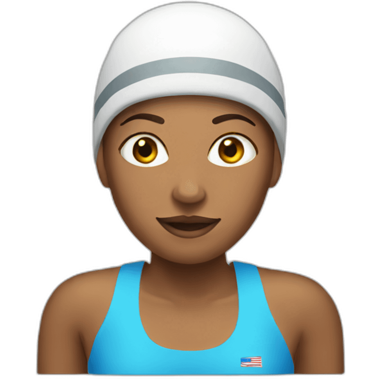 swimming lady emoji