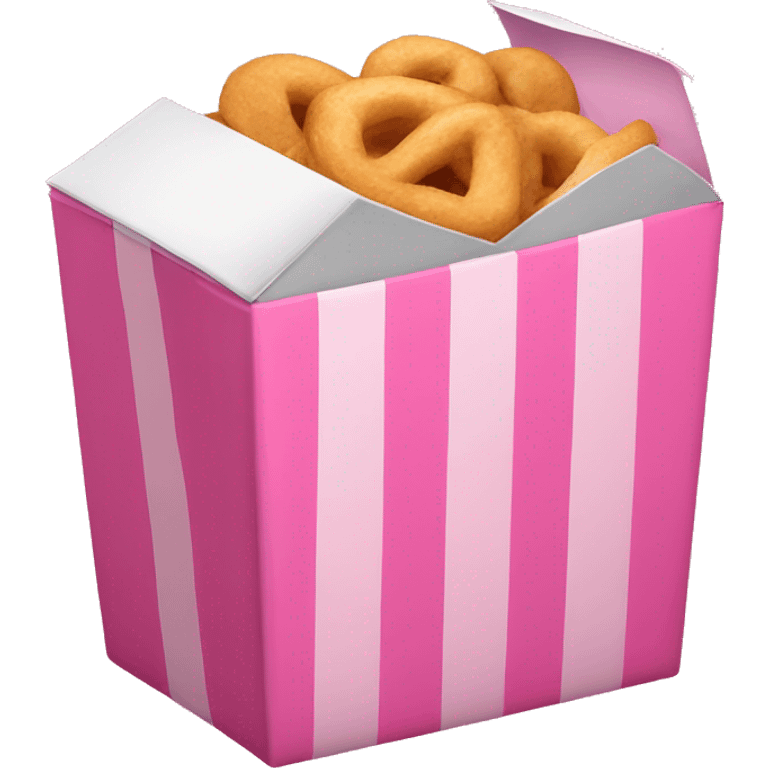 Pink snack box  emoji