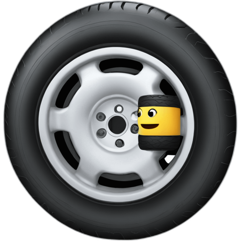 f1 car tire emoji