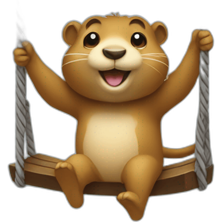 gopher-rides-on-a-swing emoji