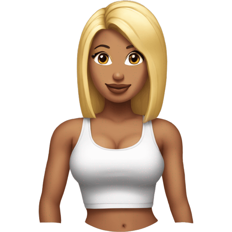 nicki minaj in tanktop emoji