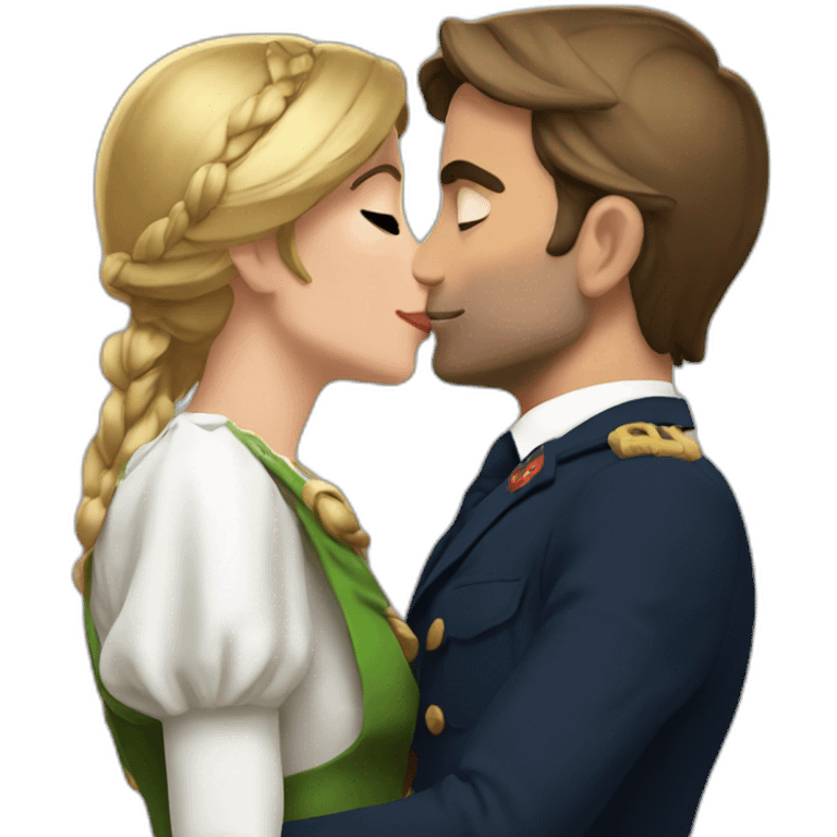 Link Kiss Macron emoji