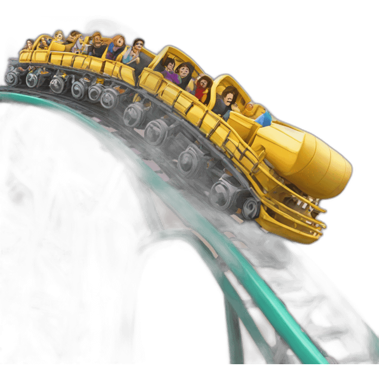 Roller coaster with background of a calendar showing 29th October emoji