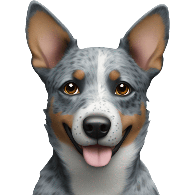 blue Australian cattle dog emoji