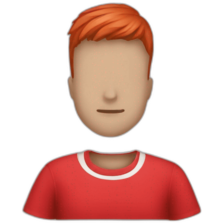 Camiseta roja emoji