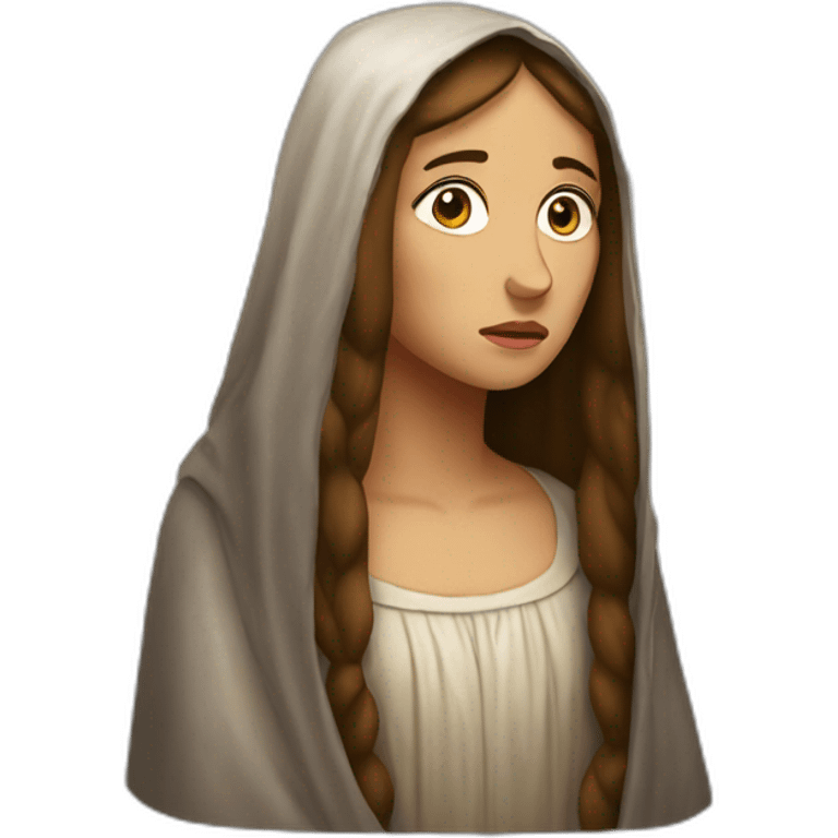 sad mary magdalene emoji