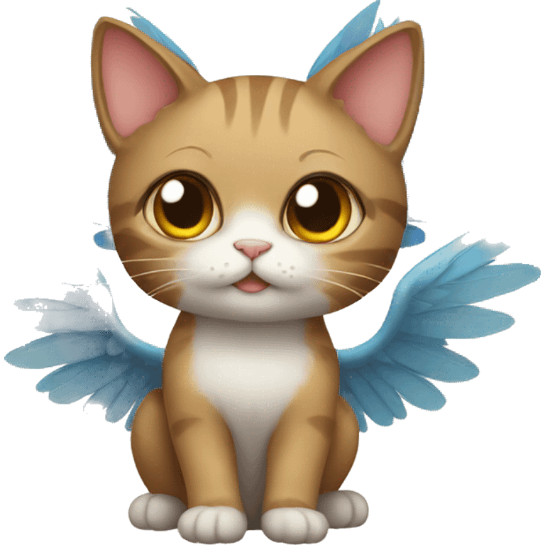 Cat with wings emoji