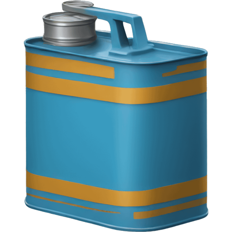 Oil can blue color emoji