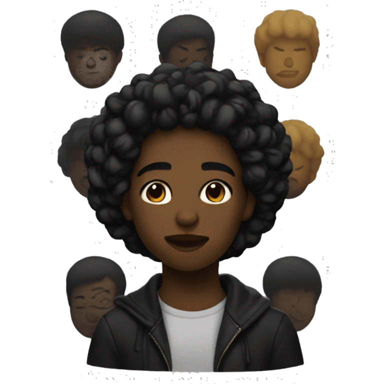 Black aesthetic vibes emoji