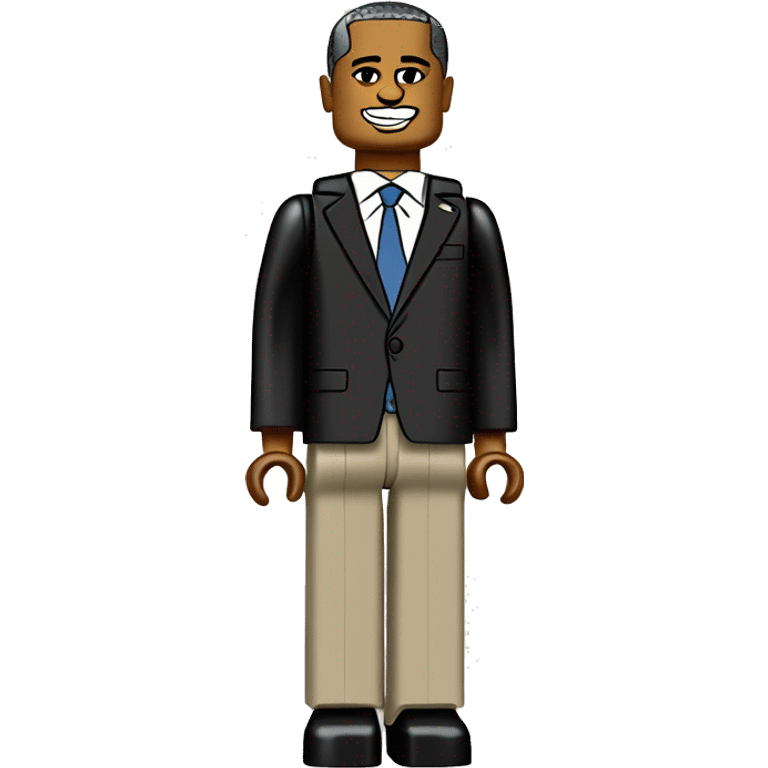 BARACK OBAMA full body lego emoji