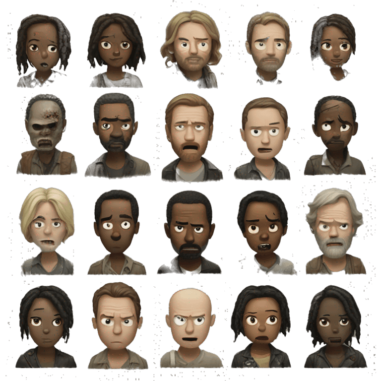 The walking dead emoji