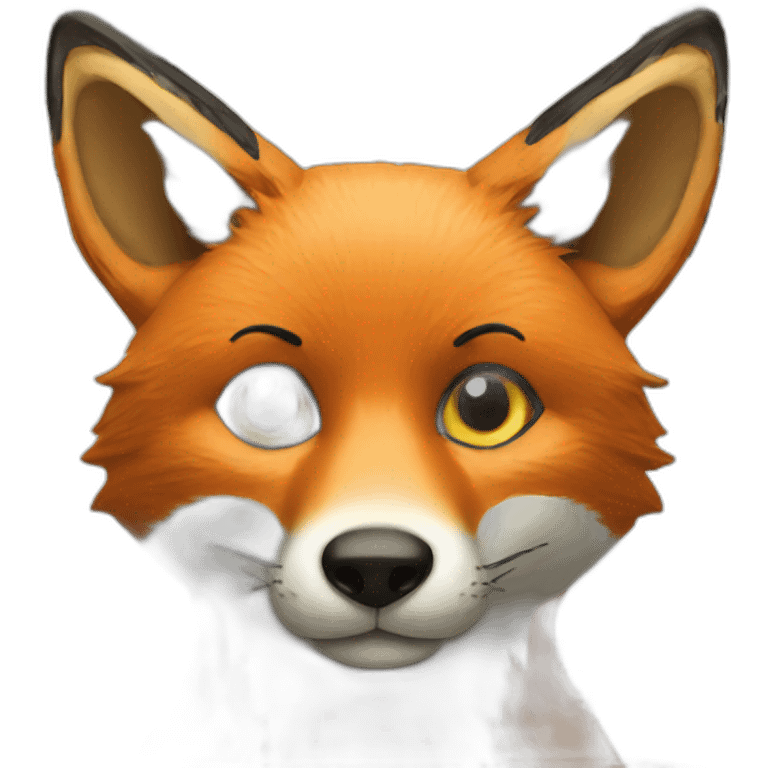 fox with dollars in the eyes emoji