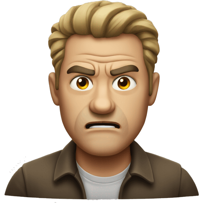 Angry man emoji