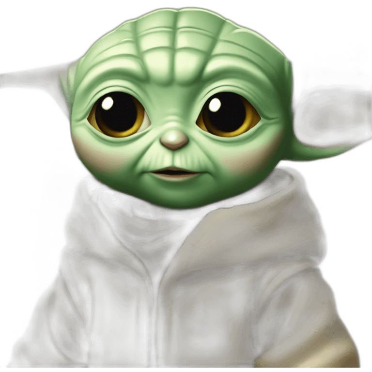 baby yoda wink emoji