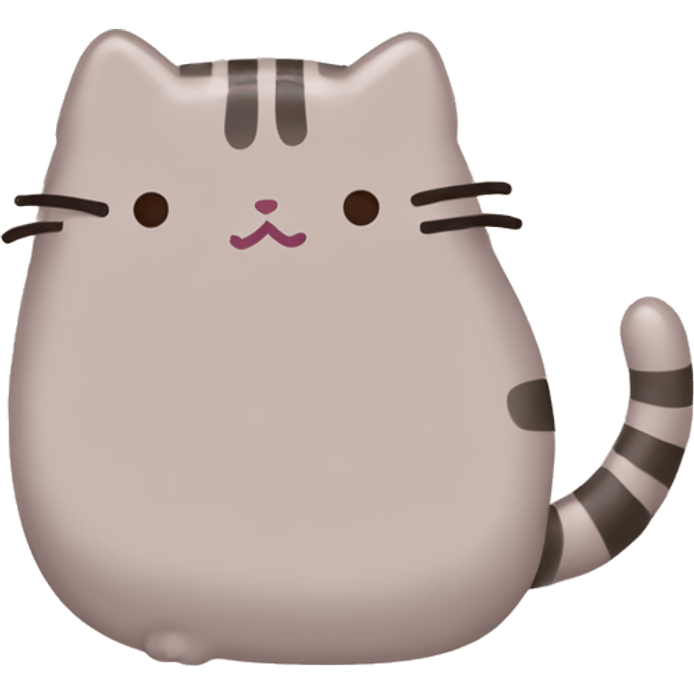 pusheen light pink emoji