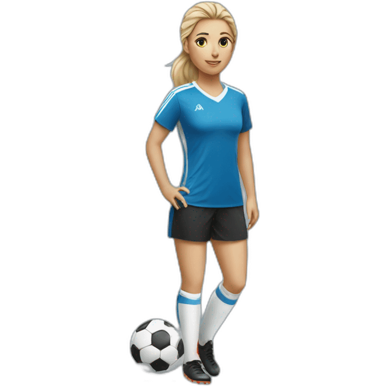 soccer girl emoji