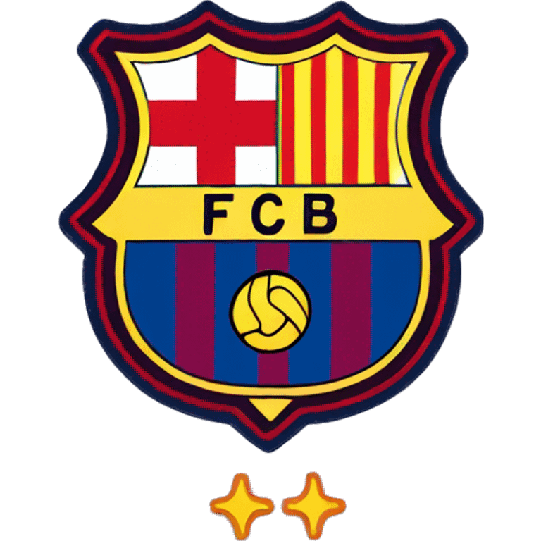 fc barcelona logo emoji