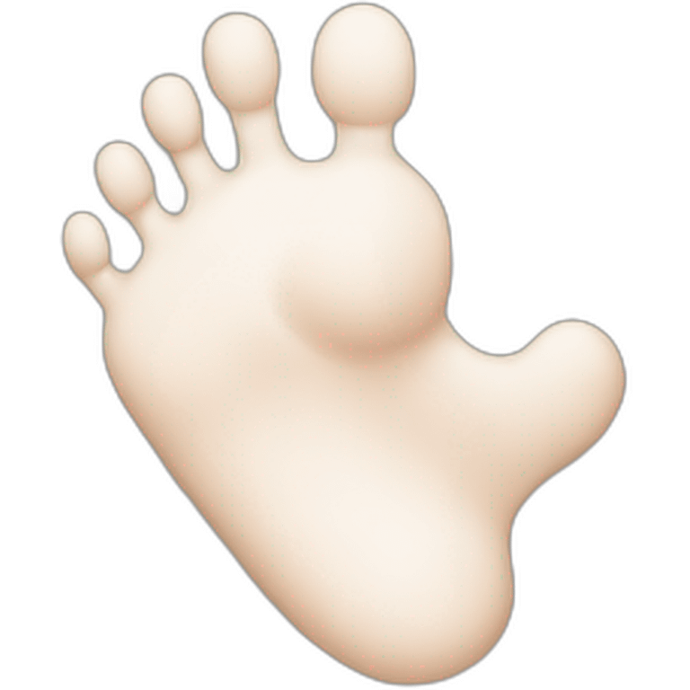 Foot emoji