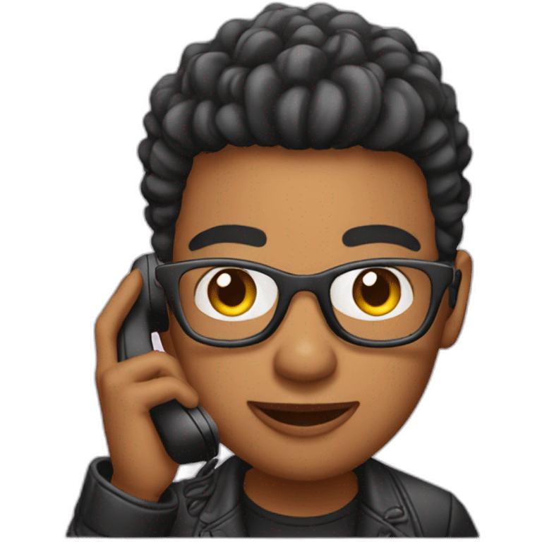 influencer on phone emoji