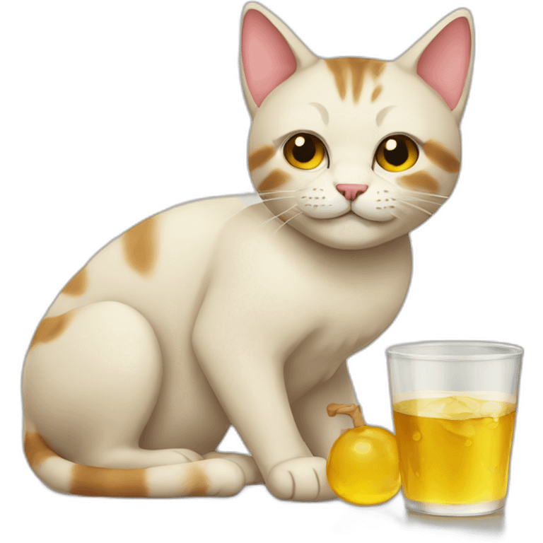 drunken-cat emoji